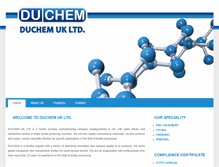 Tablet Screenshot of duchem.co.uk